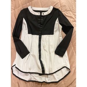 Boutique Black & White Tunic